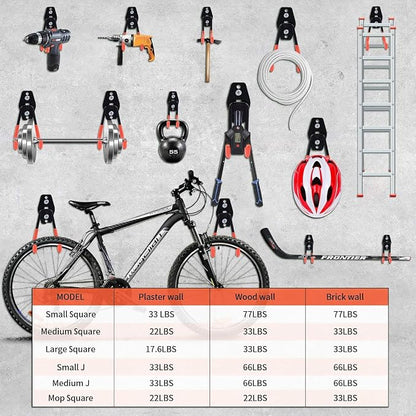 28 Pack Heavy Duty Garage Hooks - Image 4