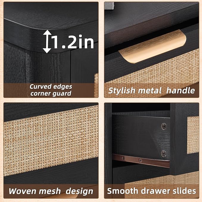 LEYAOYAO Rattan Night Stand - Image 6