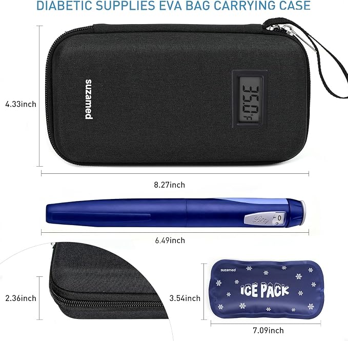 Insulin Cooler Travel Case, EVA Insulation Travel Medicine Kit - Image 5