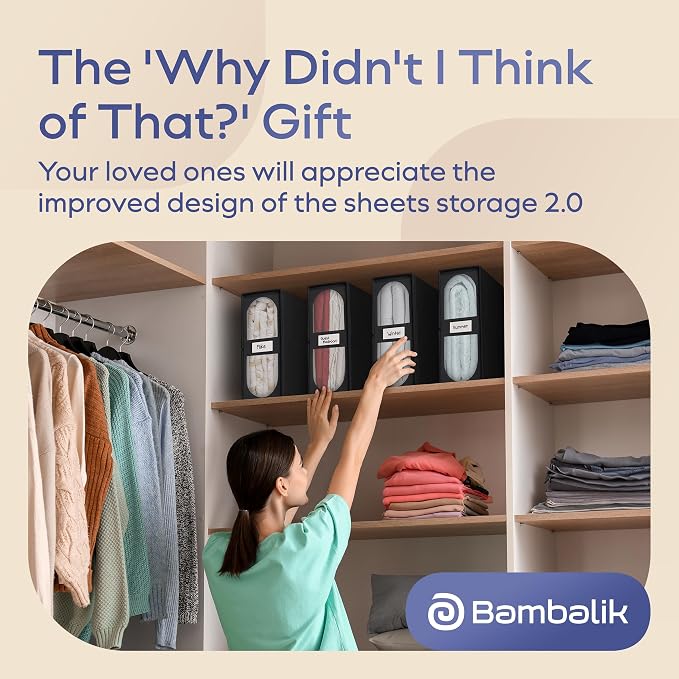 8x Bed Sheet Organizer Storage Boxes - Image 8