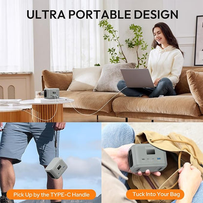 Enginstar Portable Power Station, Outdoor 99Wh LiFePO4 Battery, Solar Generator - Image 7