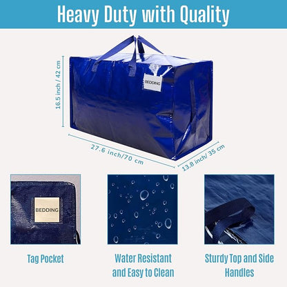 VENO 8 Pack Moving Bags and Large Christmas Decoration Storage Bins - Image 3