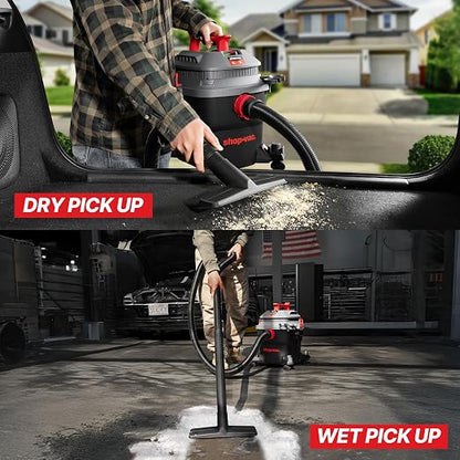 Shop-Vac 6 Gallon 5 Peak HP Wet/Dry Vacuum, Portable Shop Vacuum - Image 7