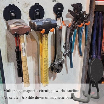 ULIBERMAGNET Heavy Duty Magnetic Hooks, Strong Large Magnet Hooks - Image 3