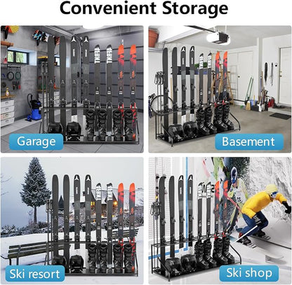 Ski Storage Rack-Holder Garage - Image 7