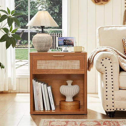 LEYAOYAO Rattan Nightstand - Image 9