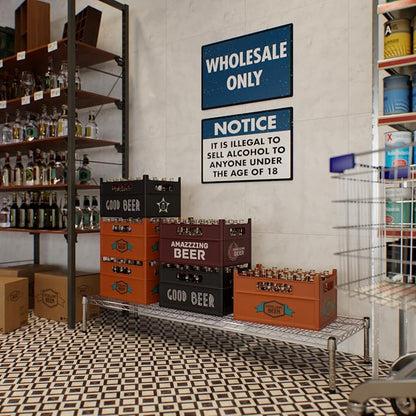 18" Deep x 60" Wide x 8" Height Wire Shelving Kit | 1-Tier | NSF Commercial - Image 7