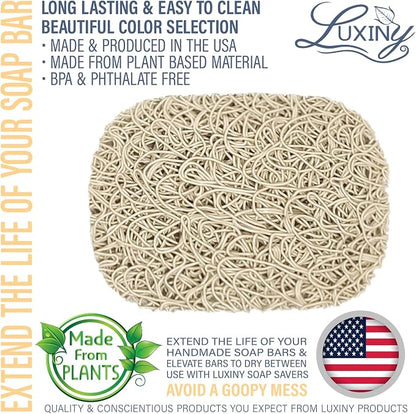 Soap Savers for Bar Soap, American Made by Luxiny, Lifts Soap in Soap Dishes & - Image 2