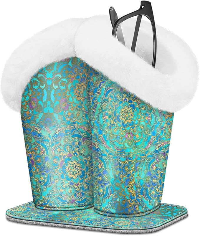 Fintie Plush Lined Double Eyeglasses Holder by Fintie