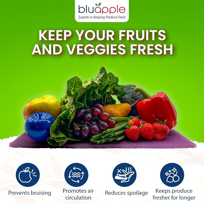 Bluapple FreshMats, Refrigerator Liner, Fridge Drawer Mats, Crisper Life - Image 2