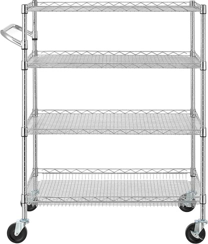 Finnhomy 4 Tier Heavy Duty Commercial Grade Rolling Cart - Image 6