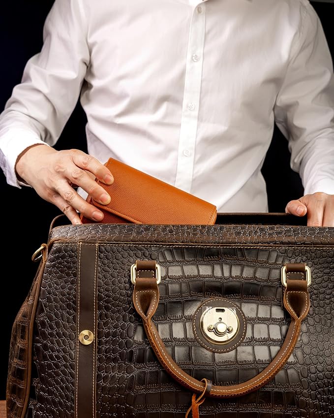 MR.OKAY 2 Watch Travel Case -Premium Leather - Image 3