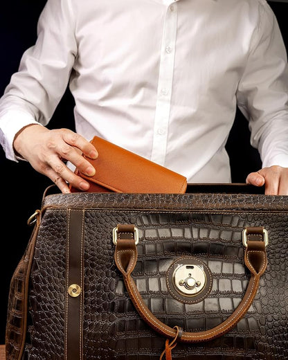 MR.OKAY 2 Watch Travel Case -Premium Leather - Image 3