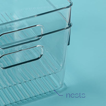 primebox Plastic Food Storage 8 Pack Clear Container Bin - Image 4