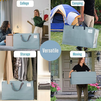 VENO 8 Pack Moving Bags and Large Christmas Decoration Storage Bins - Image 7