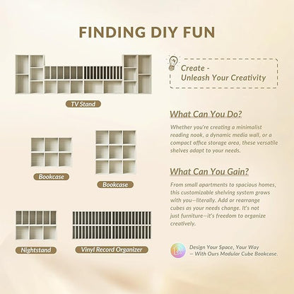 IOTXY DIY Modular Cube Bookcase - Image 7