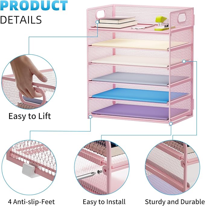 Marbrasse 2 Pack Desk Organizer - Image 2