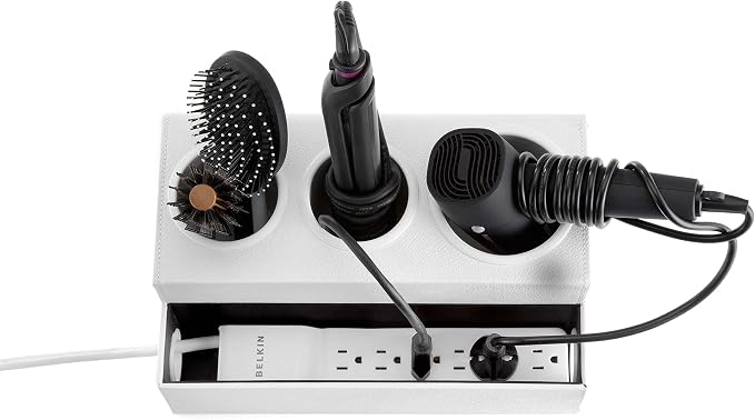 J JACKCUBE DESIGN Hair Tool Organizer Dryer Holder Hair Styling Accessories - Image 7