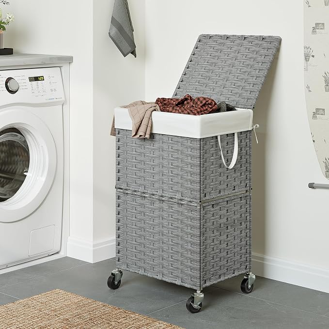 Chrislley 90L Slim Laundry Hamper - Image 2