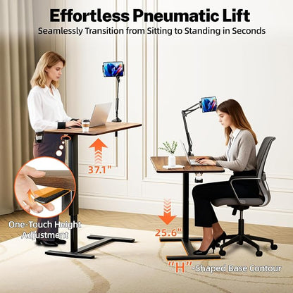 Adjustable Overbed Bedside Table - Image 4