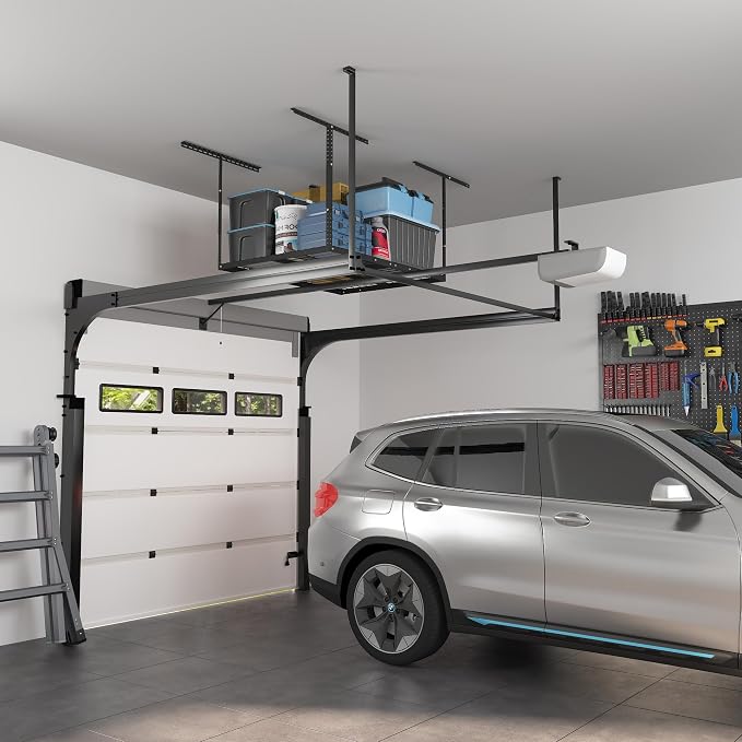FLEXIMOUNTS 3x4 Overhead Garage Storage Rack, Adjustable Organization System - Image 7