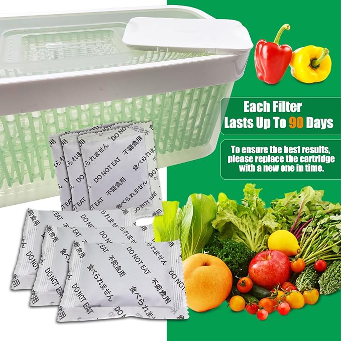 6 Pack Produce Saver Refills Kit - Image 3