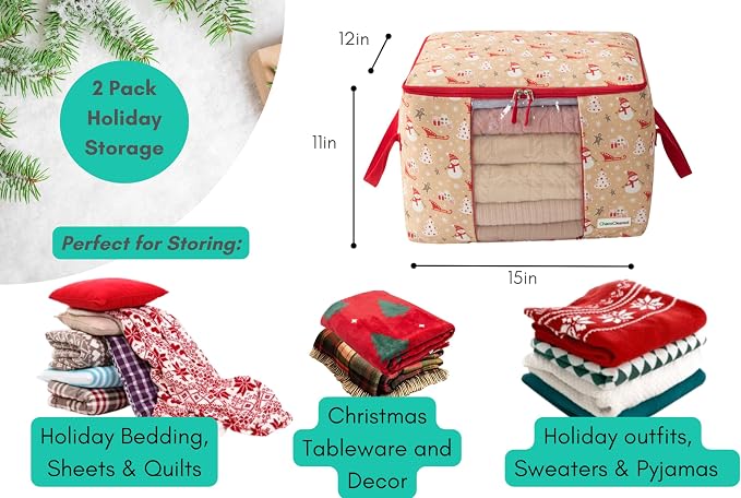 Canvas Storage Bags 2 Pack - Image 2