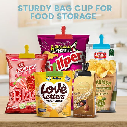 HOUSE AGAIN 12 Pack Stainless Steel Chip Bag Clips Covered - Image 5