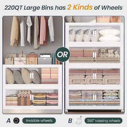 1100QT Extra Large Stackable Storage Bins - Image 7