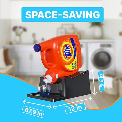TidyFriend No-Spill Liquid Laundry Detergent Dispenser Holder, Laundry Soap - Image 2