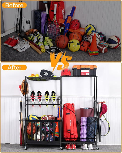 Garage Sports Equipment Organizer - Image 3