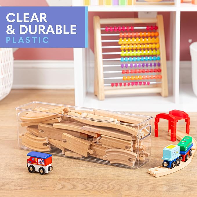 primebox Plastic Food Storage 6 Pack Clear Container Bin - Image 6