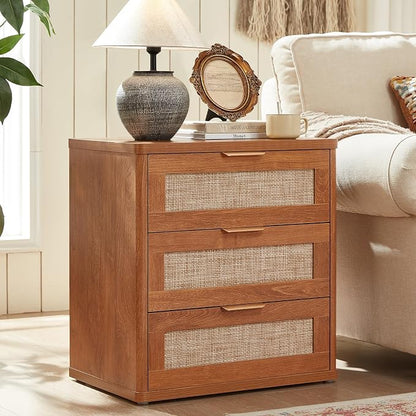 LEYAOYAO Rattan Night Stand Set of 2 - Image 2