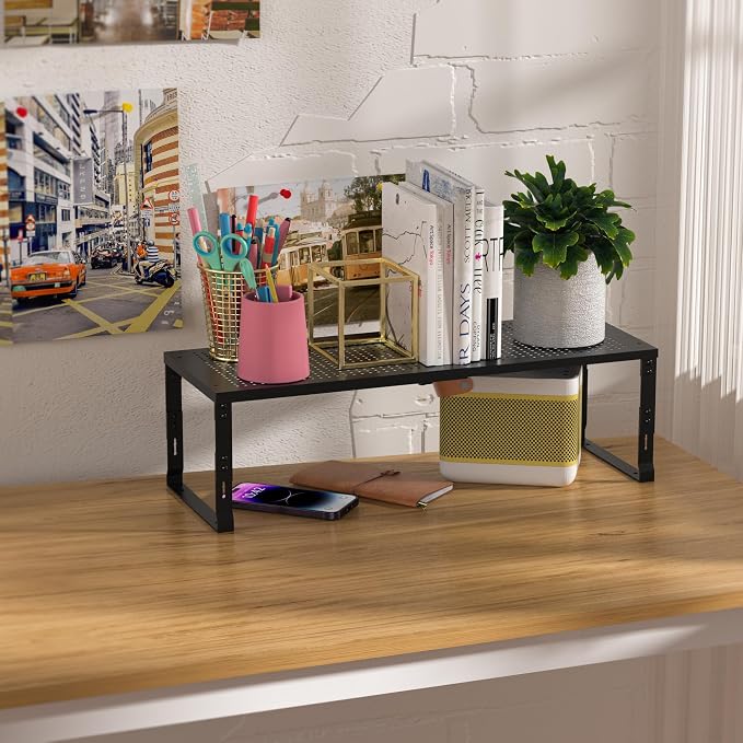Heavy-Duty Adjustable Metal Shelf Organizer - Image 4