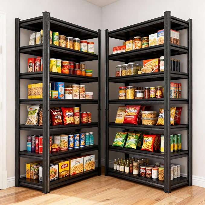 Garage Storage Shelves, 5 Tier Shelving Unit, 40 inch Wide, 18” Deep, 78” Tall - Image 6