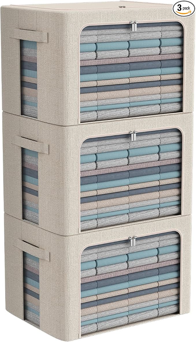 CYhom 3Pack Foldable Storage Bins by CYhom