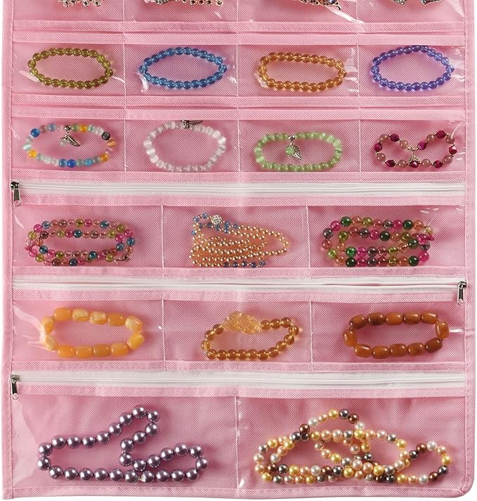 BB Brotrade Hanging Jewelry Organizer, Accessories Organizer, 56 Pocket - Image 3