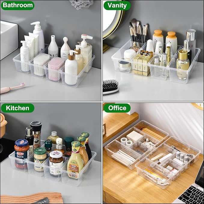 Taiuloo 2 Pack Divided Veggie Tray - Image 6