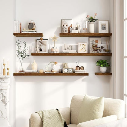 Fun Memories Floating Shelves for Wall, 8 Inch Deep Floating Wall Shelf - Image 6