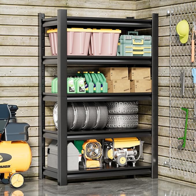 Garage Shelving Unit Rustproof 72" H3000bls Heavy Duty Storage Shelves Easy - Image 2