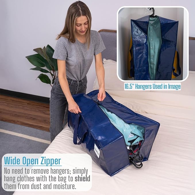 VENO 10 Pack Moving Bags w/Backpack Straps, Heavy Duty, Moving Boxes Alternative - Image 3
