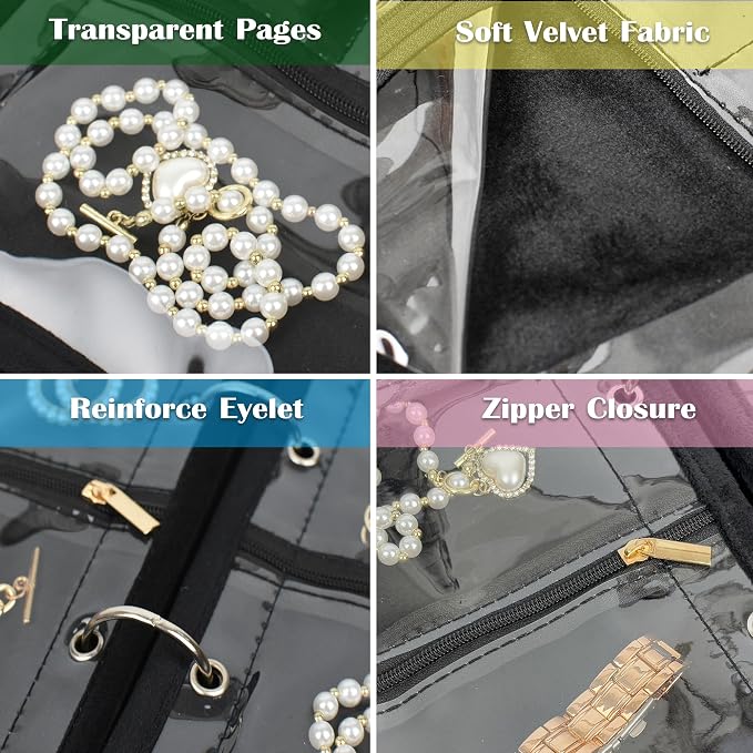 Travel Jewelry Organizer Case, Jewelry Bags - Image 5