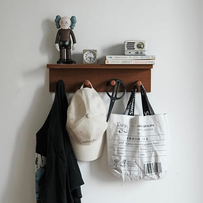 Entrance Coat Rack ，Coat Hooks, Wall-Mounted Wooden Hook Rack, Wall-Mounted - Image 2