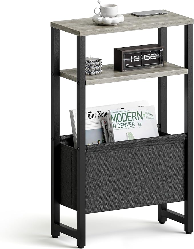 Narrow Side Table, Slim End Table by IRCPEN
