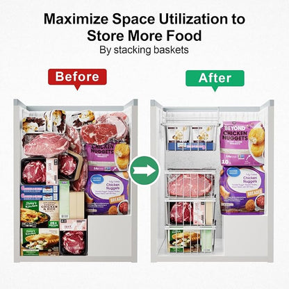 iSPECLE Deep Freezer Organizer Bins - Image 5