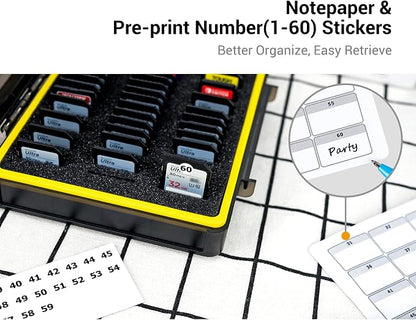 Kiwifotos 60 Slots SD Memory Card Case Holder - Image 6