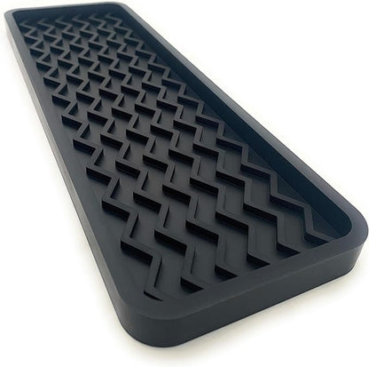 Happitasa Silicone Kitchen Sink Organizer Tray, Sponge Holder and Countertop by Happitasa