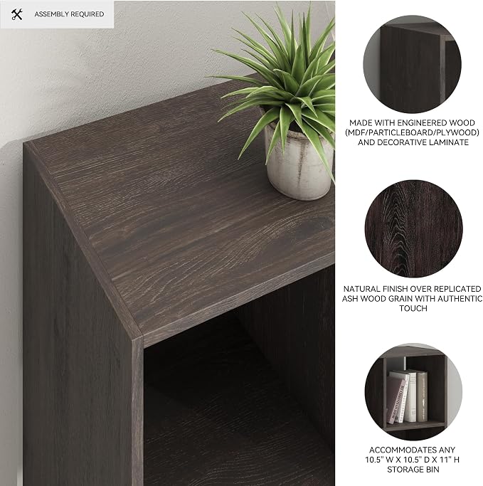 Signature Design by Ashley Piperton 9 Cube Storage Organizer or Bookcase - Image 4