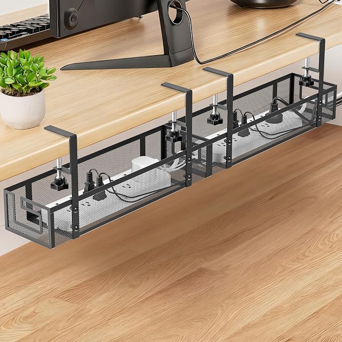 Under Desk Cable Management Tray by GZOKMOG