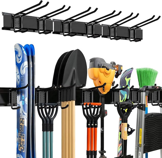 TIDYME Garage Wall Organizer | 48" Heavy-Duty Tool Storage Rack | Adjustable by Tidyme